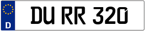Truck License Plate